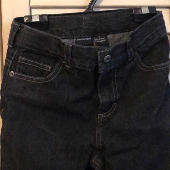 Calvin Klein Boys Black Jeans Size 6 - Picture 3 of 6